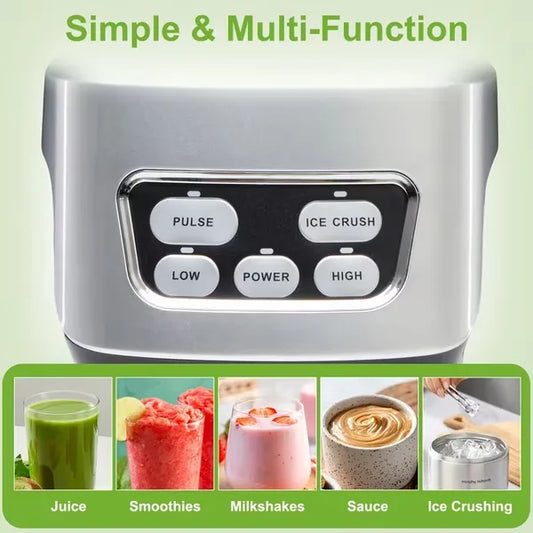Professional Countertop Blender β High Power Smoothie Maker with Portable Cups