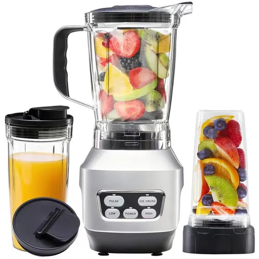 Professional Countertop Blender – High Power Smoothie Maker with Portable Cups