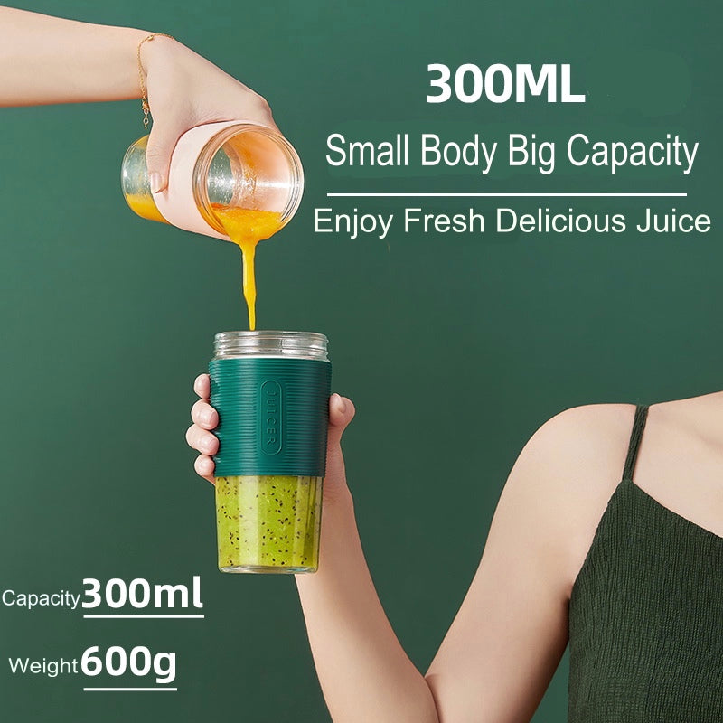 Portable Blender – USB Rechargeable Smoothie Maker & Travel Juice Cup