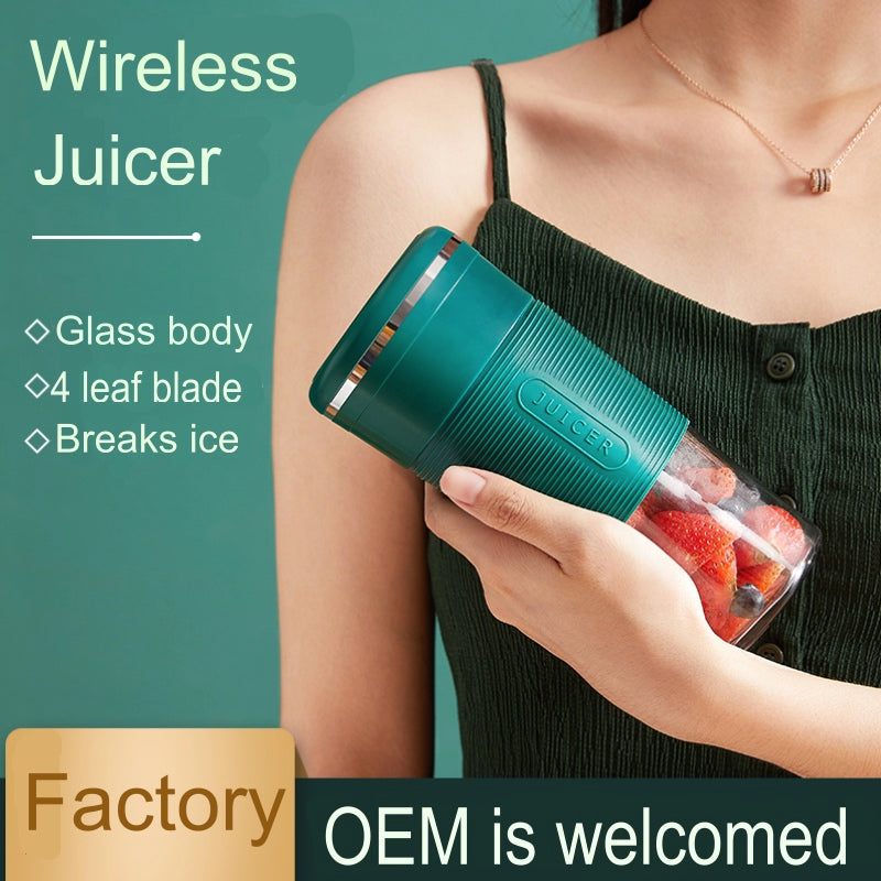 Portable Blender – USB Rechargeable Smoothie Maker & Travel Juice Cup
