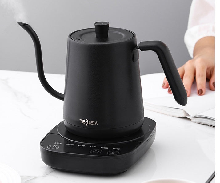 Gooseneck Electric Kettle – Slender Spout Pour Over Coffee & Tea Kettle